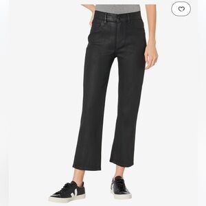 DL1961 Vintage Patti Straight Black Coated Jeans